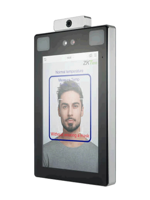 ZKTECO PROFACE X TD CH - TERMINAL DE CONTROL DE ACCESO Y ASISTENCIA DE RECONOCIMIENTO FACIAL Y PALMA / DETECCIÓN DE TEMPERATURA Y CUBREBOCAS / ANTIPANDEMICO / ANTI-SUPLANTACIÓN / INCLUYE SOPORTE PARA TORNIQUETE / LICENCIA BIO ACCESS MTD GRATIS-Acceso SIN CONTACTO-ZKTECO-Bsai Seguridad & Controles