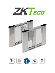 ZKTECO SBTL8000- BARRERA PEATONAL TIPO SWING BIDIRECCIONAL / ALETA DE ACRÍLICO / ACERO INOXIDABLE / SIN ACCESORIOS DE VERIFICACIÓN DE USUARIO / ALTO FLUJO / ANCHO DE CARRIL 66 CM / COMPATIBLE CON SBTL8200 PARA CARRILES ADICIONALES-Swing Barriers-ZKTECO-Bsai Seguridad & Controles
