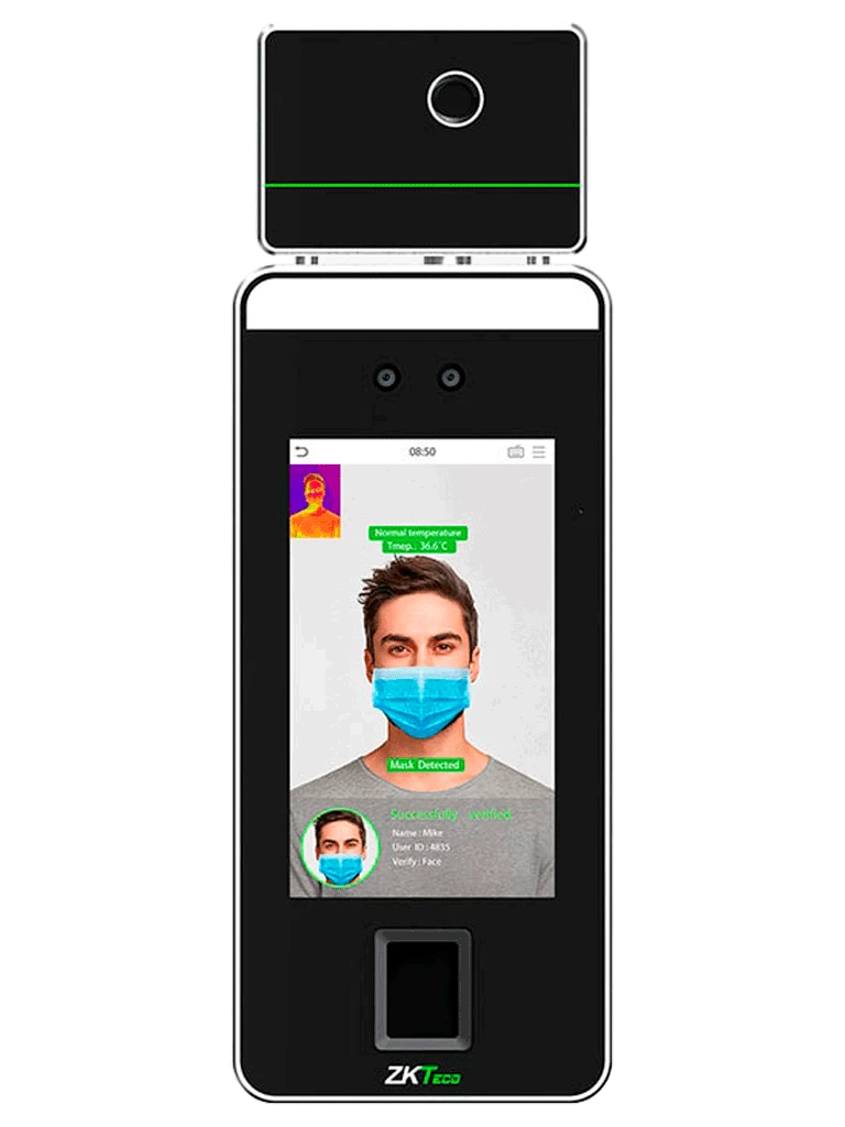 ZKTECO SPEEDFACEV5LTI -CONTROL DE ACCESO Y ASISTENCIA FACIAL / PALMA / LECTURA DE QR E INTERCOM / ANTIPANDEMICO / CONEXIÓN TCP/IP / TECNOLOGÍA ANTI-SUPLANTACIÓN / BIO ACCESS MTD GRATIS / #COVID19 / #NUEVOZK-Controles de Acceso-ZKTECO-Bsai Seguridad & Controles