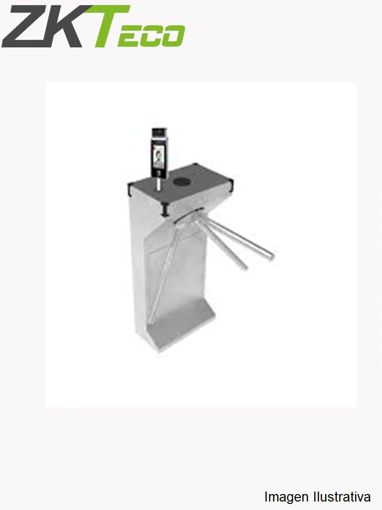 ZKTECO TS1000D - TORNIQUETE BIDIRECCIONAL / ACERO SUS304 / 110V / 25 A 30 X MIN / CARRIL 50 CM / EXTERIOR PROTEGIDO / 1 MILLÓN DE CICLOS / NO CUENTA CON LECTORES Y PANEL / COMPATIBLE CON EQUIPOS DE ROSTRO, PALMA, HUELLA, TARJETA Y CÓDIGO QR-Torniquetes-ZKTECO-Bsai Seguridad & Controles