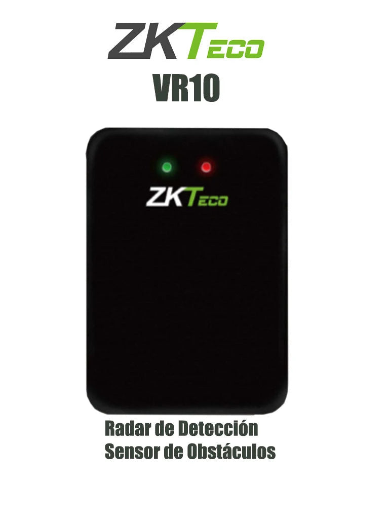 ZKTECO VR10 - RADAR DE DETECCIÓN PARA CONTROL DE ACCESO VEHICULAR / RANGO DE DETECCIÓN DE VEHÍCULOS O PERSONAS 0-6M / RS485 / IP67 / DC 12V / COMPATIBLE CON BARRERAS WEJOIN Y ZKTECO-Accesorios - Control de Acceso-ZKTECO-Bsai Seguridad & Controles