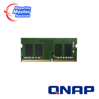 MODULO RAM QNAP RAM-4GDR4A0-SO-2666 4GB DDR4-2666, SO-DIMM, 260 PIN, A0 VERSION-Almacenamiento-QNAP-RAM-4GDR4A0-SO-2666-Bsai Seguridad & Controles