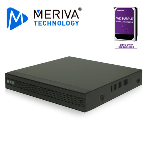NVR H.265 8 CANALES IP 5MP MERIVA TECHNOLOGY MNVR-1688-8P / 8 POE / ONVIF / SALIDA 1 HDMI + 1 VGA SIMULTANEAS / P2P CLOUD / SO. N9000 / 1DD-Nvrs-MERIVA TECHNOLOGY-MNVR-1688-8P-Bsai Seguridad & Controles