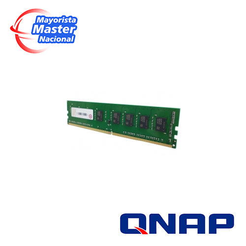 MODULO RAM QNAP RAM-8GDR4A1-UD-2400 8GB DDR4 RAM, 2400 MHZ, UDIMM-Almacenamiento-QNAP-RAM-8GDR4A1-UD-2400-Bsai Seguridad & Controles