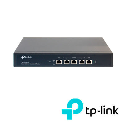 ROUTER BALANCEADOR DE CARGA / TP-LINK TL-R480T / 1 PUERTO WAN / 1 PUERTO LAN / 3 PUERTOS WAN/LAN / VELOCIDAD DE 10/100 MBPS / 30,000 SESIONES CONCURRENTES / MONTAJE EN RACK.-Redes WiFi-TP-LINK-TL-R480T+-Bsai Seguridad & Controles